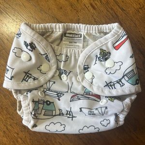Size 1 Thirstie’s diaper covers for 0-9 months 6-18lbs. (set of 10 covers)